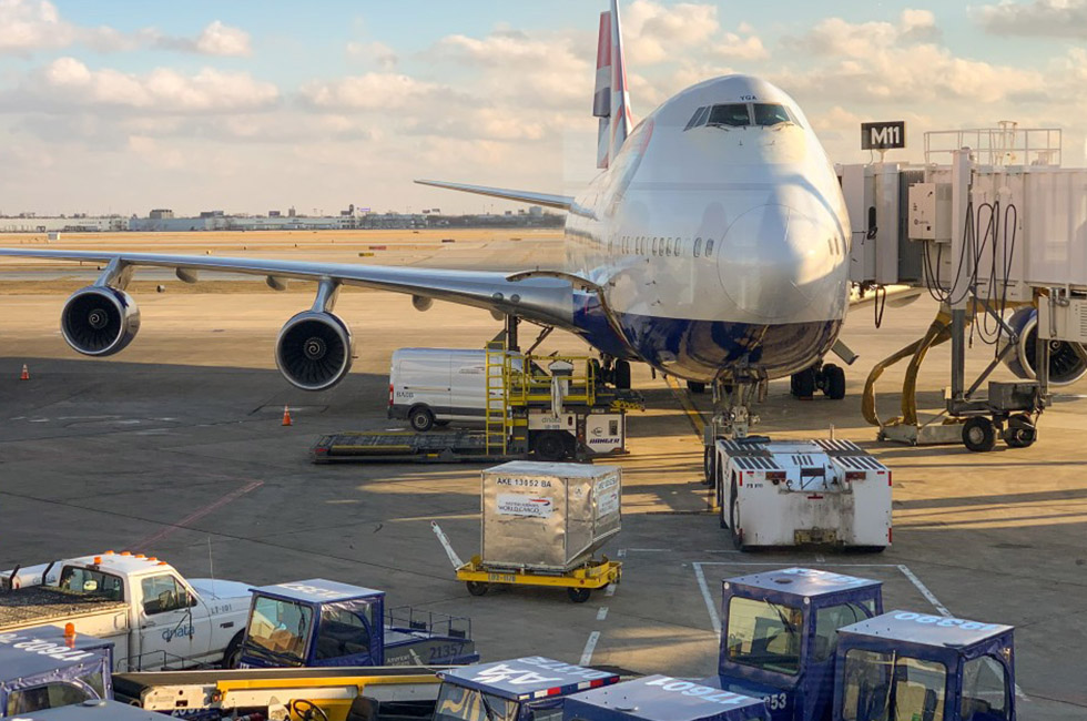Cargo airfreight aircraft